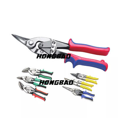 Left Hand Electric Heavy Duty Aviation Snips Yellow 9 10&quot;
