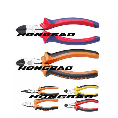 انبر مورب 6 اینچ 7 اینچ 9 اینچ 11 اینچ آلمانی TUVGS درجه 60# Cr V فولاد 1.6mm