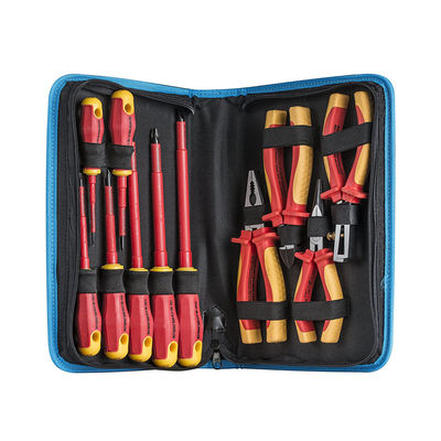 بسته 15 عددی VDE Tool Se Kit AC Tester Sticker Tape Insulated Screwdrivers Toolstation 1000V