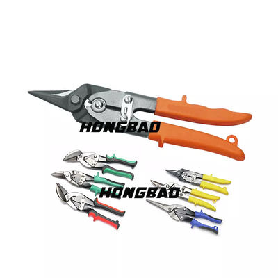 Left Hand Electric Heavy Duty Aviation Snips Yellow 9 10&quot;