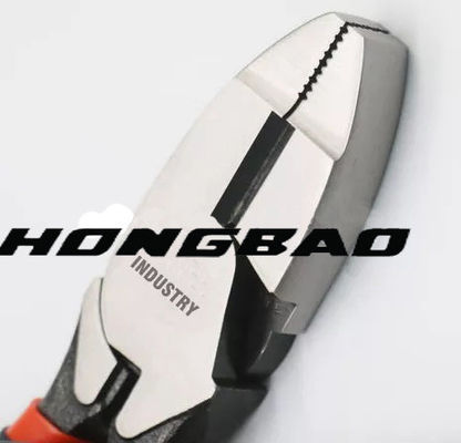 انبر کناری ترکیبی 7 &quot;8&quot; 9&quot; 60CRV فولادی Linesman Drop Forged