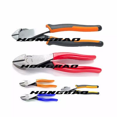 برش های جانبی 200 میلی متر 160 میلی متر 6 اینچ 8 اینچ 7 اینچ عایق کاری سنگین انبر مورب 60# CRV Steel