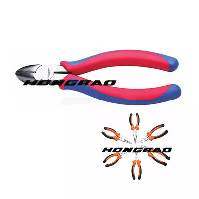 5.5 6 7.5 8 اینچ عایق برش مورب قطره برش کناری فورج ارگونومیک دسته نرم