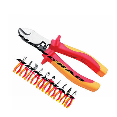 6 7 8 اینچ Electrician'S VDE Insulated Tools Set Raise Edge Combination انبردست Side Cutter Linesman انبر