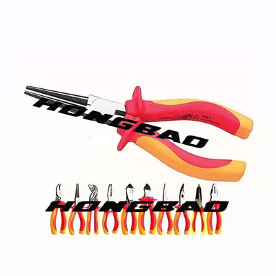6 اینچی VDE Hand Tools Insulated Long Nose Disored 1000 Volt Insulated Tools