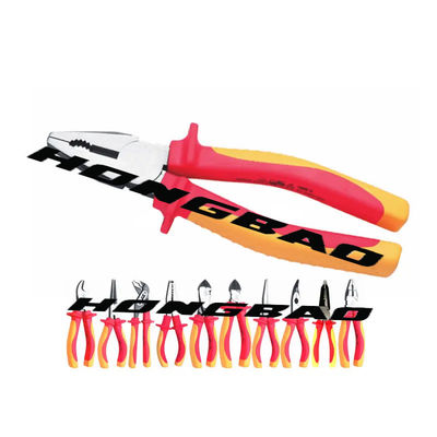6 اینچی VDE Hand Tools Insulated Long Nose Disored 1000 Volt Insulated Tools