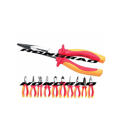 6 7 8 اینچ Electrician'S VDE Insulated Tools Set Raise Edge Combination انبردست Side Cutter Linesman انبر