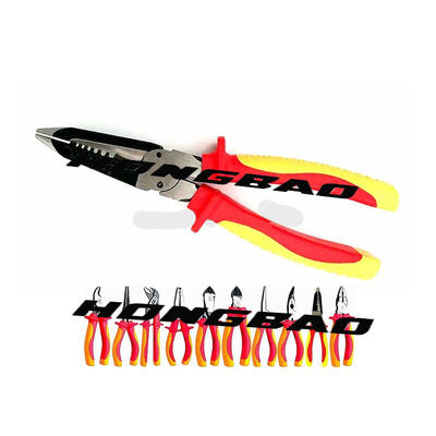 6 اینچی VDE Hand Tools Insulated Long Nose Disored 1000 Volt Insulated Tools